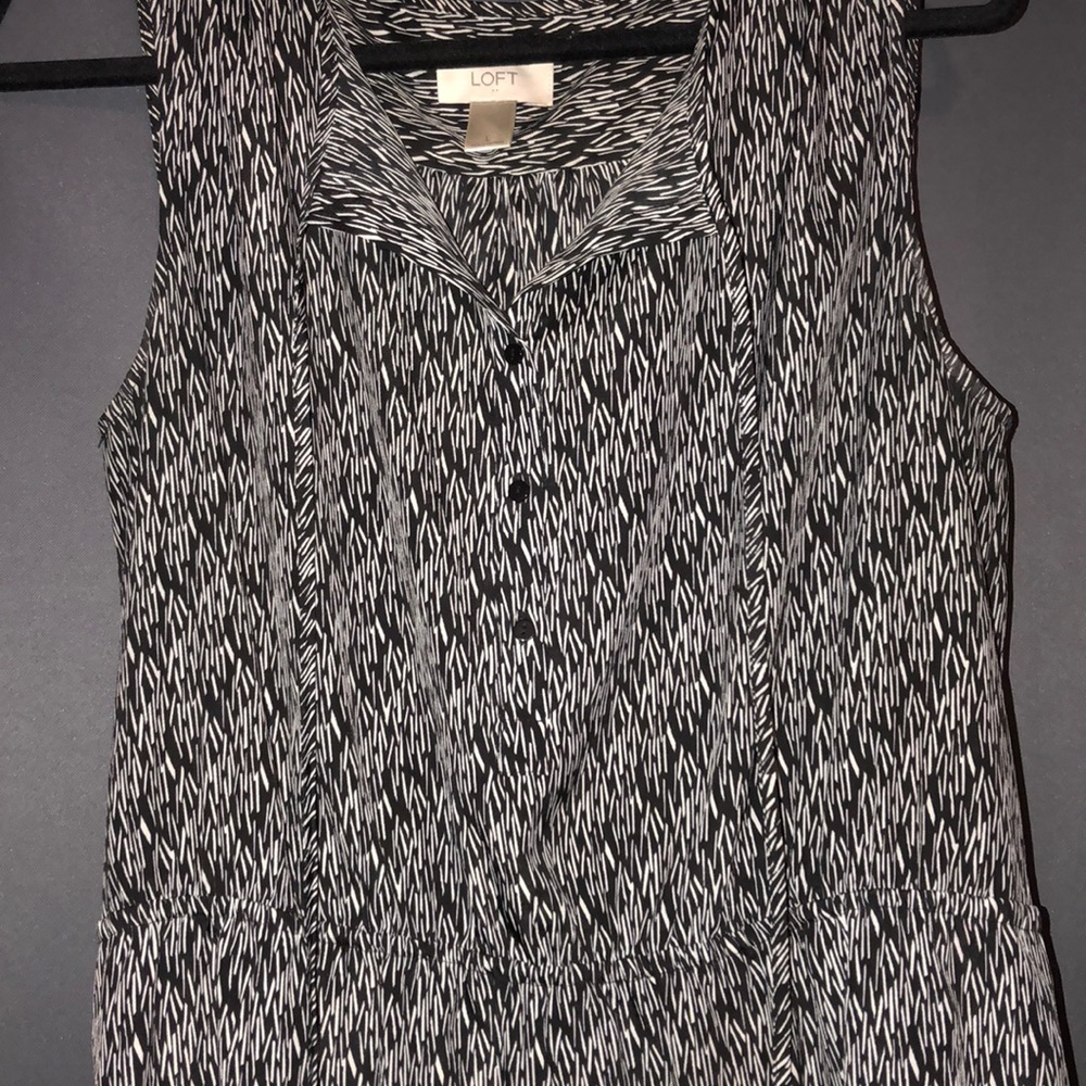 Black and white dress